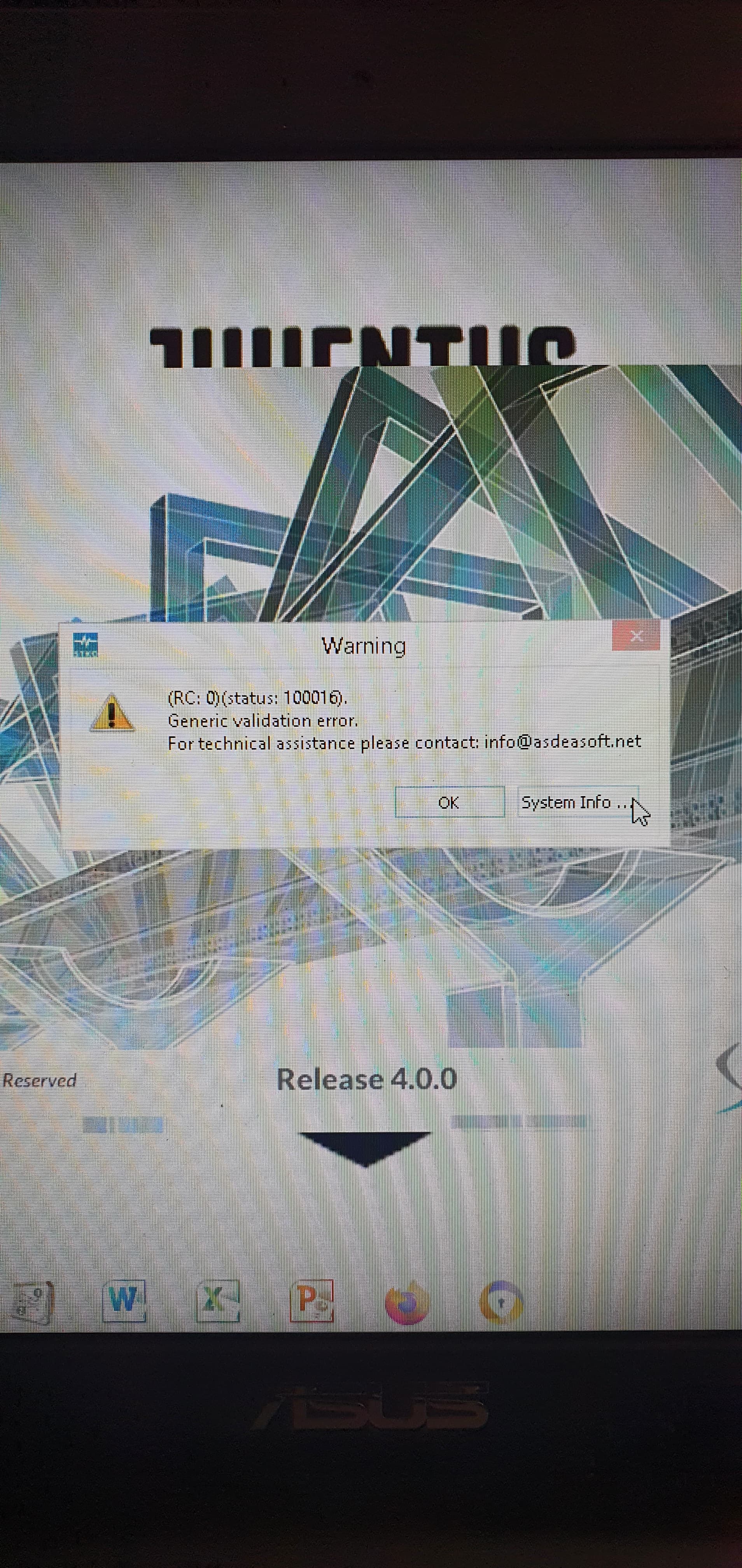 Generic validation error - status 100016.jpg